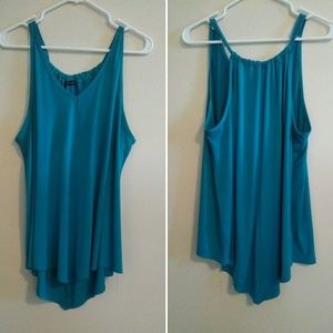 Turquoise summer tank top